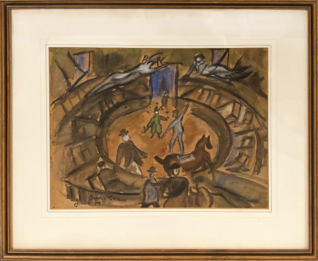John Christensen, Train & Cirkus, 1927