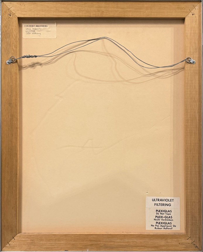 Sonia Delaunay, Untitled (Circular Composition), 1970