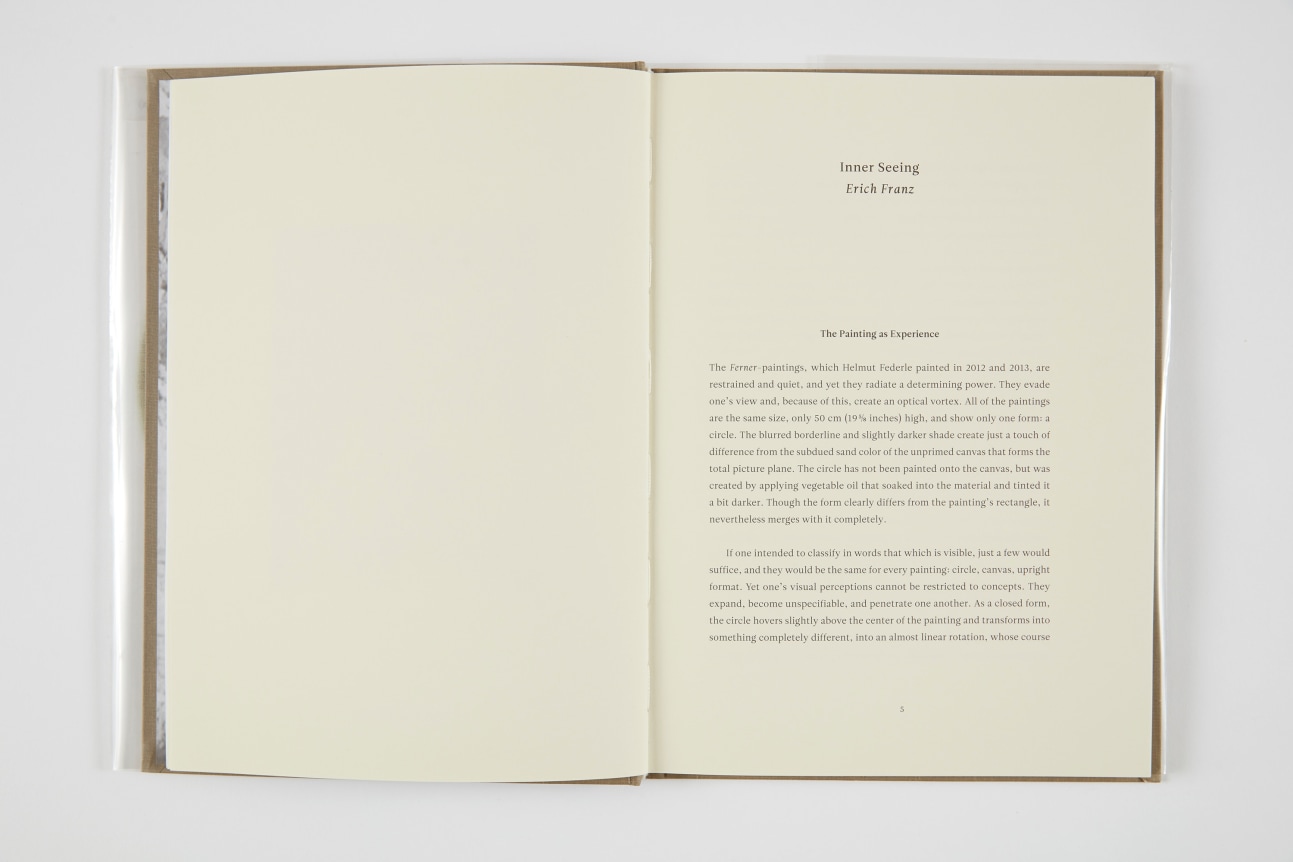 Helmut Federle, The Ferner Paintings, 2013