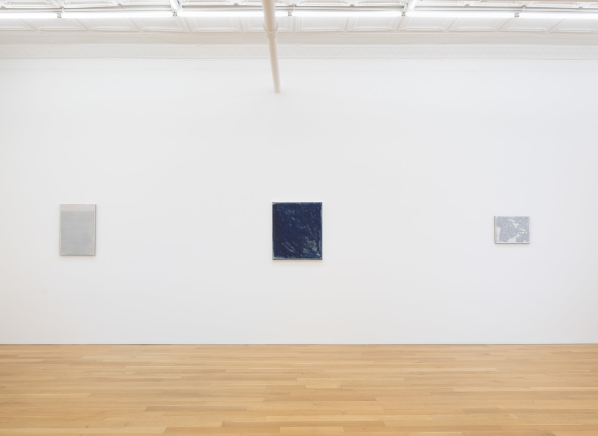 Installation view of John Zurier, Pink Dust, 2025, Peter Blum Gallery, New York, NY