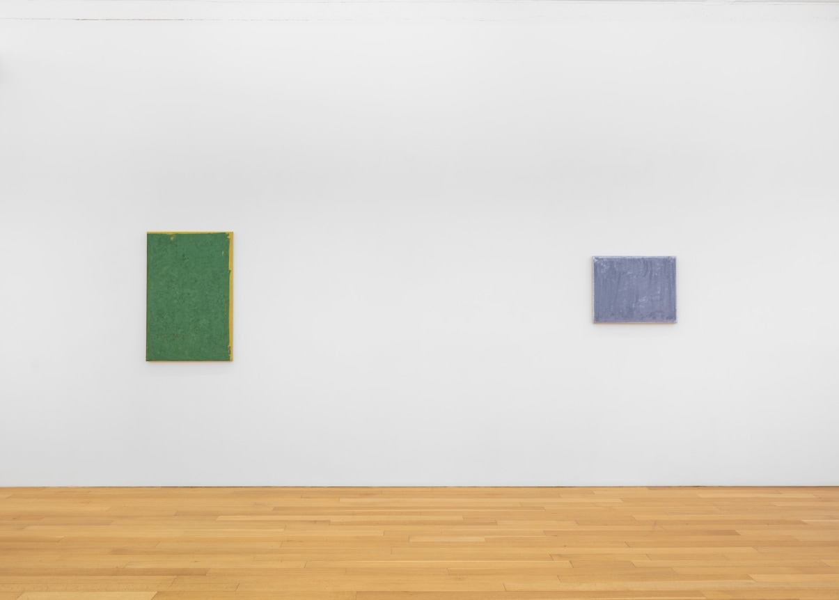 Installation view of John Zurier, Pink Dust, 2025, Peter Blum Gallery, New York, NY