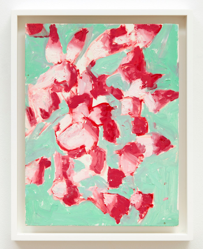 Alex Katz, Study for Red on Aqua, 2020