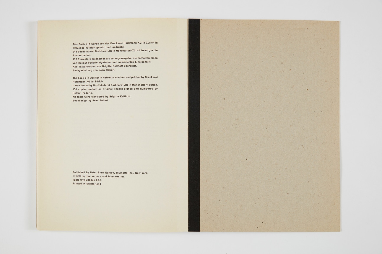 Helmut Federle, 5 + 1,1990