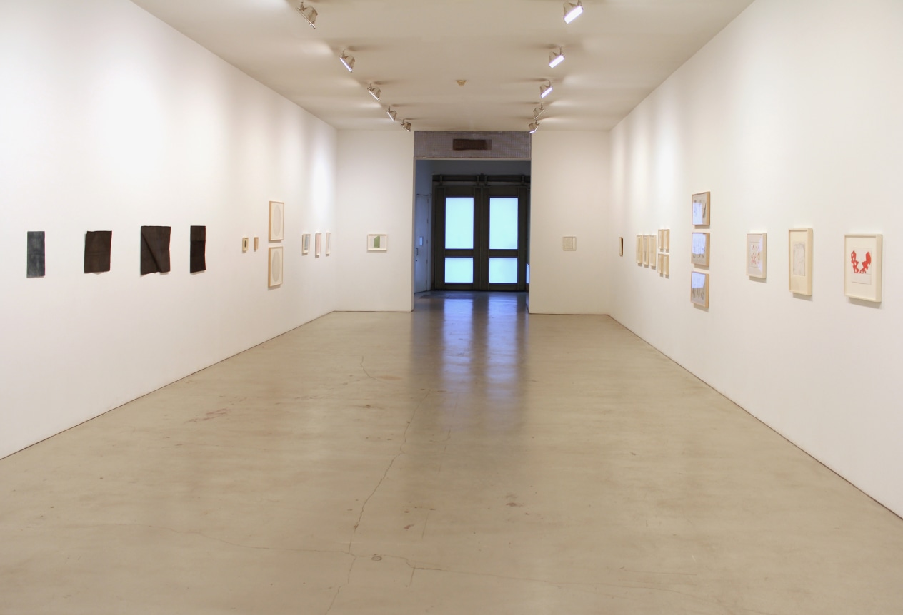 Installation of Drawing a Line in the Sand, February 2 – March 31, 2012
