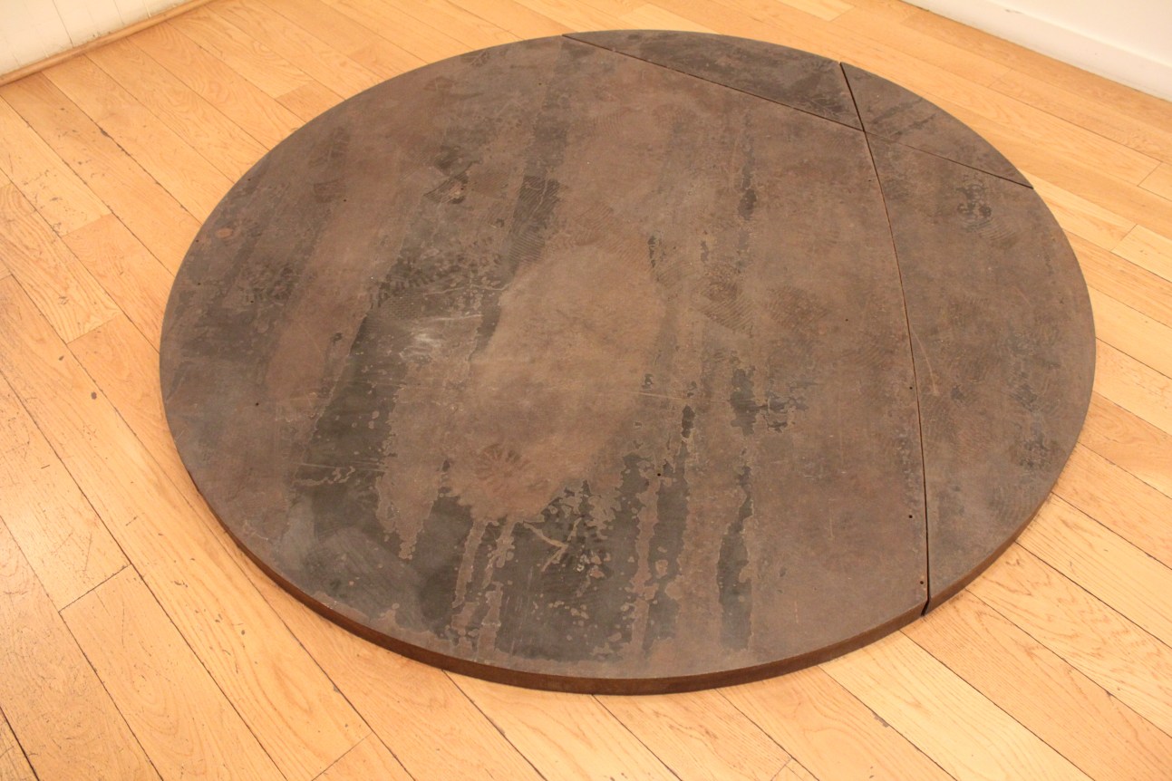 Round Plane in 4 Masses and 2 Scales, I