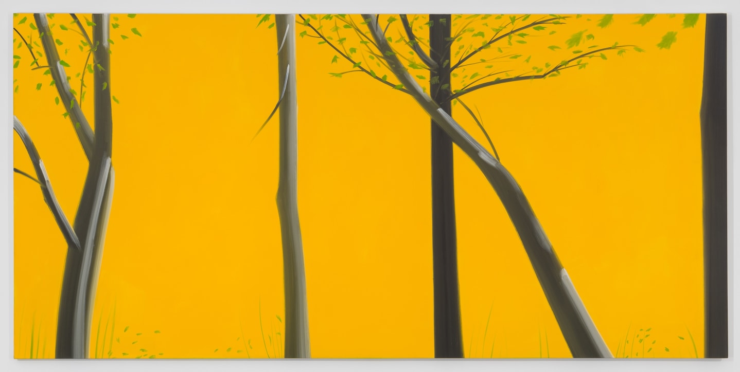 Alex Katz, Gold and Black II, 1993