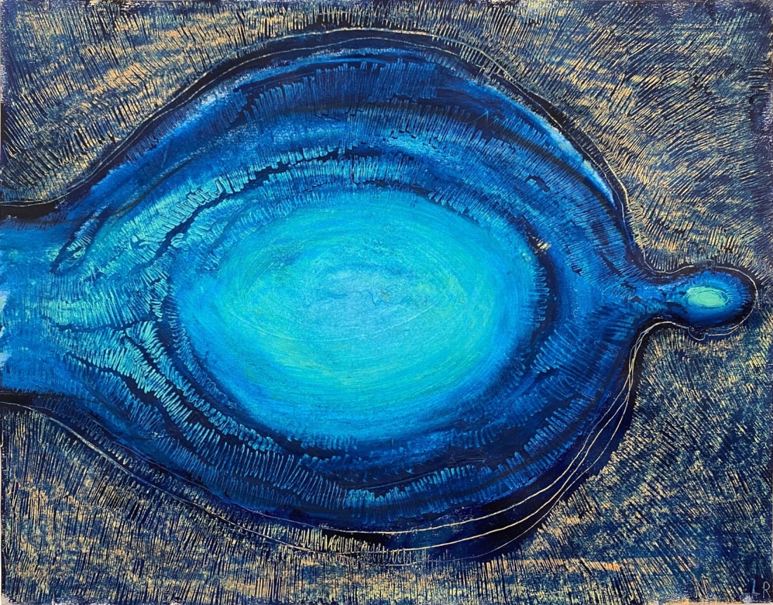 Luisa Rabbia Untitled (2), 2020 oil and acrylic on paper 8 1/2 x 11 1/8 inches (21.5 x 28 cm) (LRA20-11)