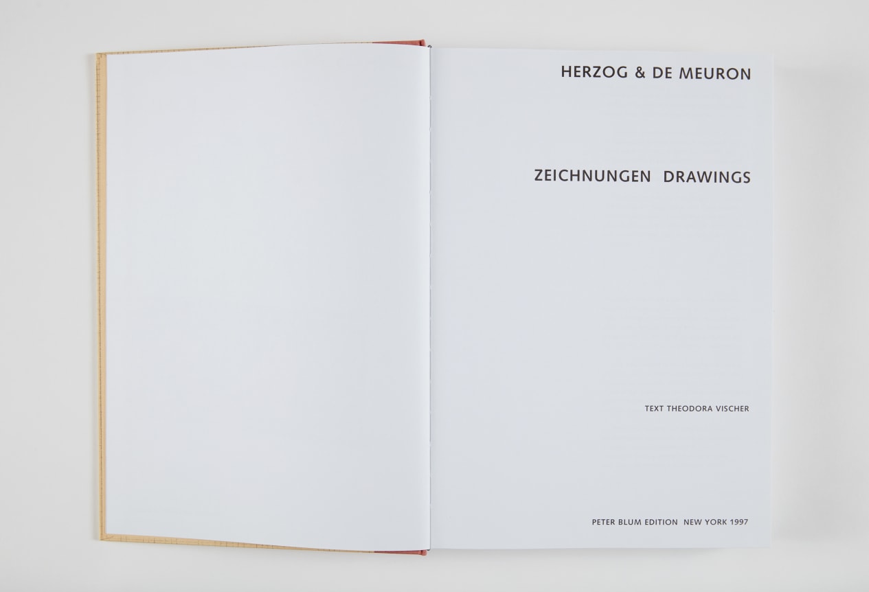 Herzog & de Meuron, Zeichnungen Drawings,1997,  