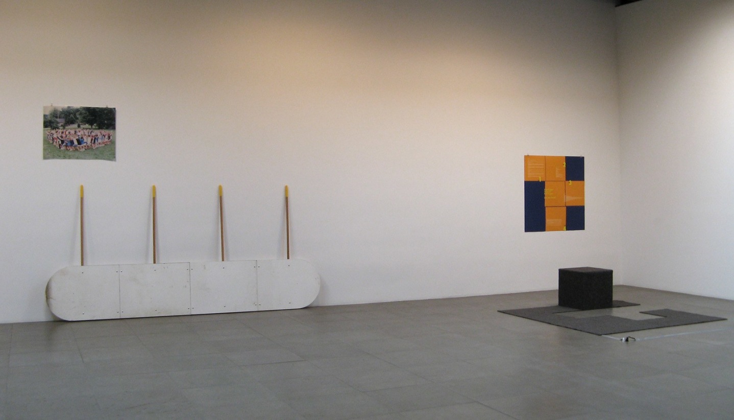 Installation view of Some Thing Else Group Exhibition, 2008 at Peter Blum Chelsea.