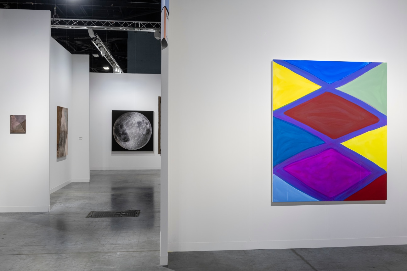 Installation view of Peter Blum Gallery, Art Basel Miami Beach, Miami Beach Convention Center, Miami, FL, 2024.