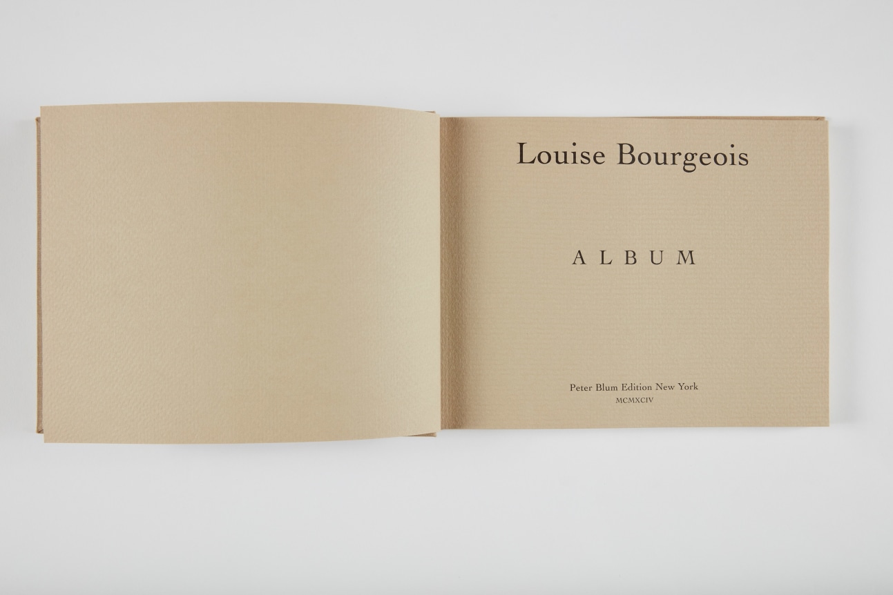 Louise Bourgeois,&nbsp;Album,&nbsp;1994