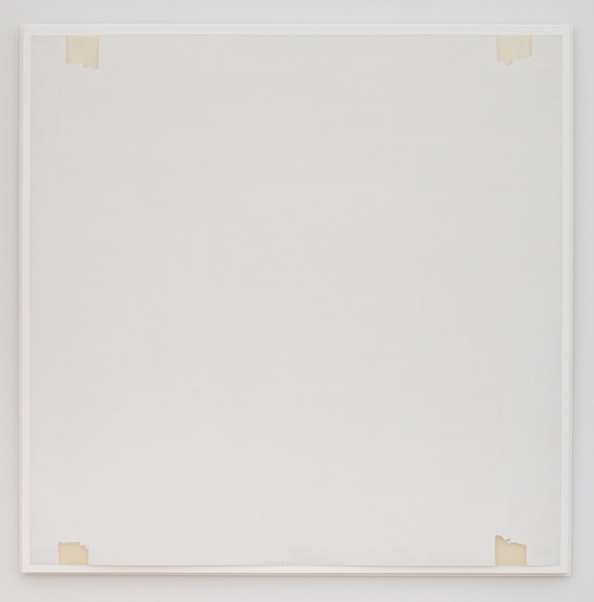 Robert Ryman Untitled (Untitled, Galerie Yvon Lambert, Paris, wall installation), 1969