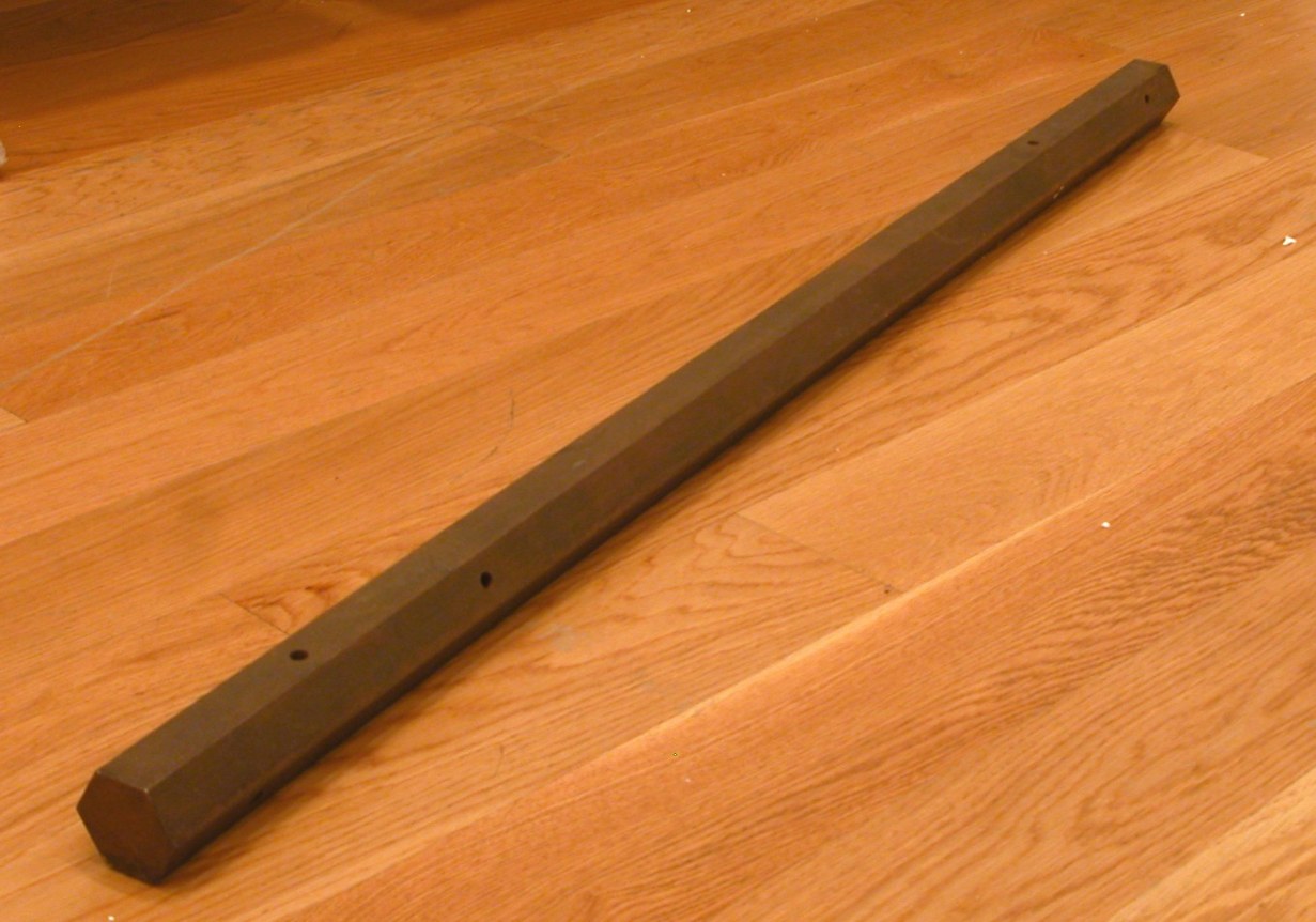 Hex-bar (sculpture of 6 bases) in 3 scales, 1972