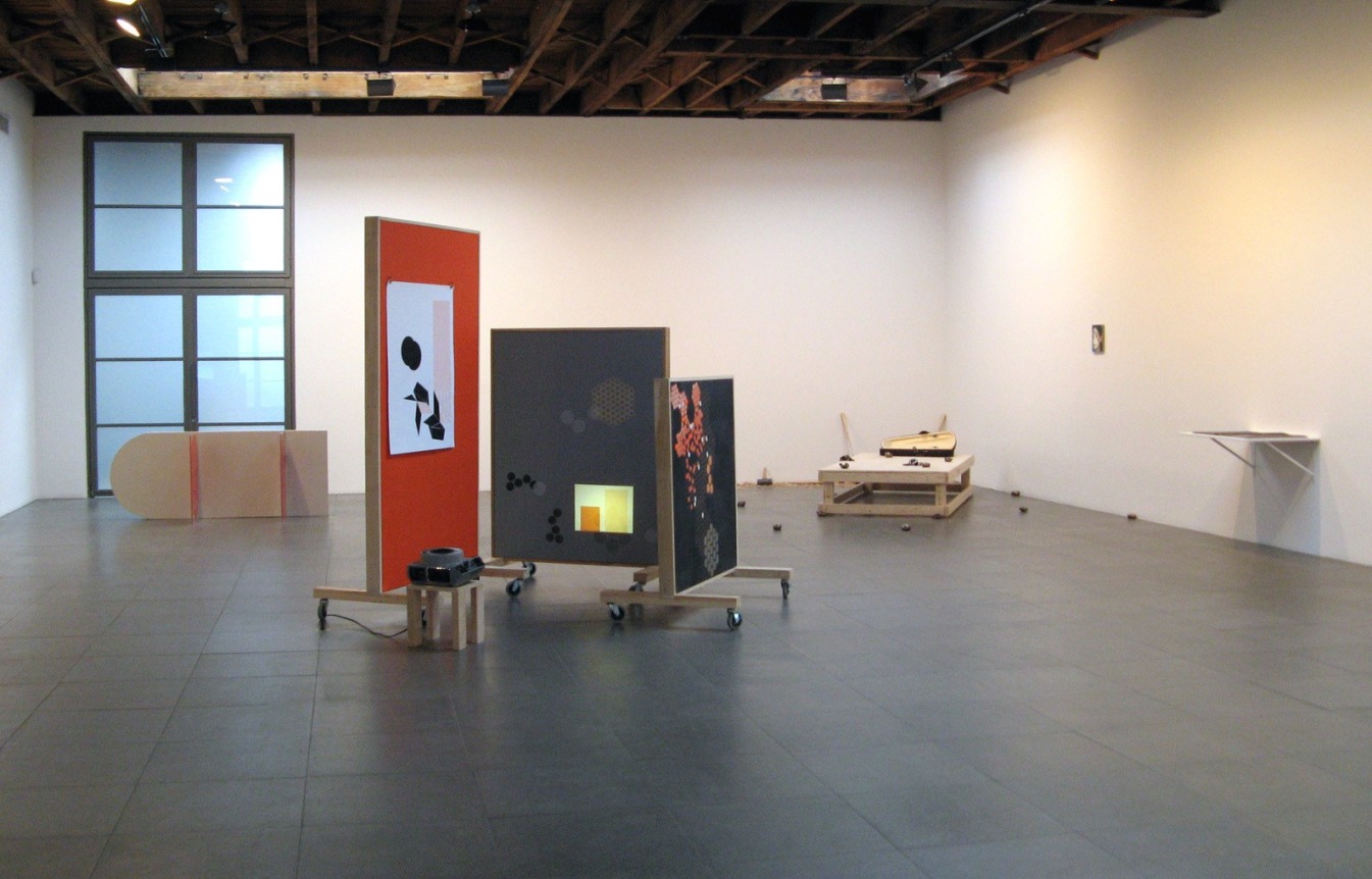 Installation view of Some Thing Else Group Exhibition, 2008 at Peter Blum Chelsea.