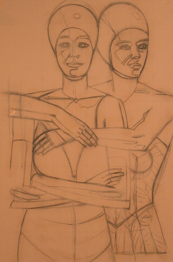 Eleuthera, 1984 graphite, charcoal, and dry pigment on paper