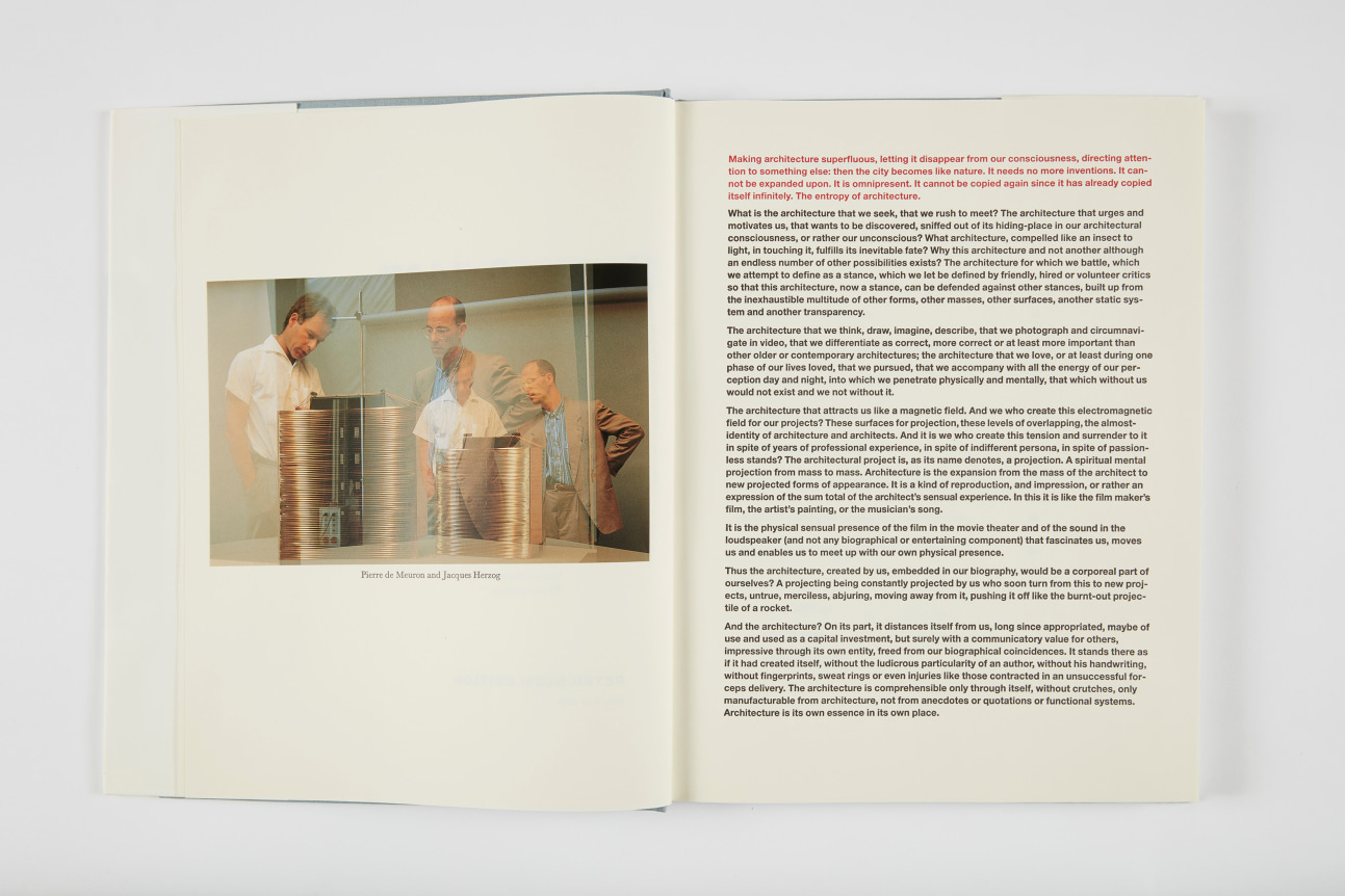 Architectures of Herzog & de Meuron, Portraits by Thomas Ruff, 1994,  