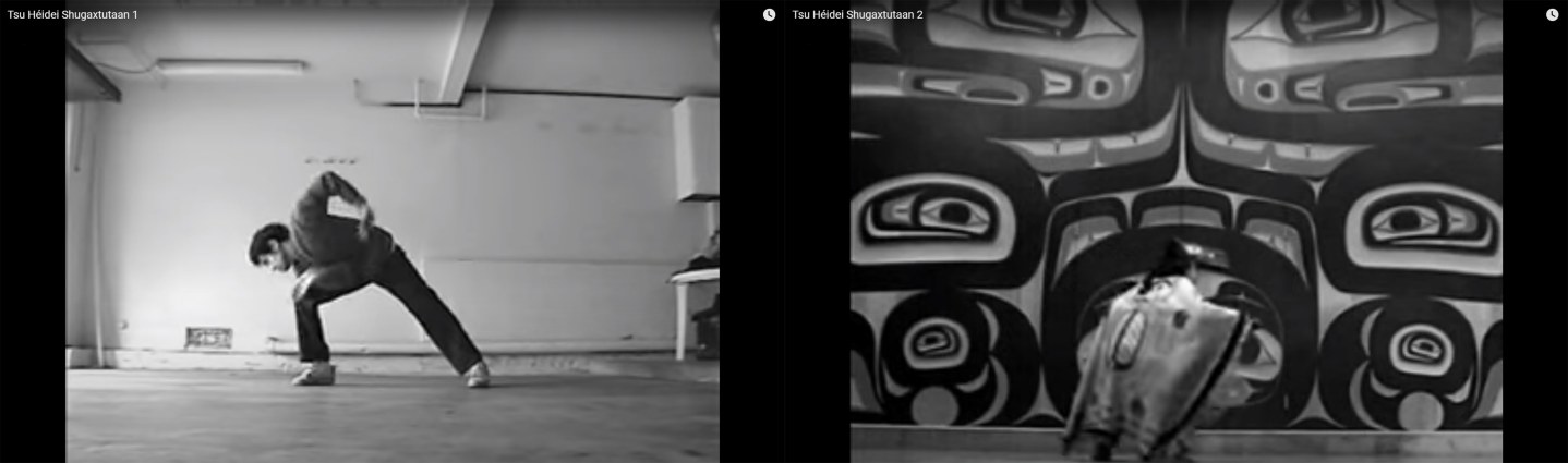 Nicholas Galanin Tsu Héidei Shugaxtutaan 1 & 2, 2006 single channel video Part 1 - 4 min 37 sec Part 2 - 4 min 6 sec Edition of 10 (NGA06-012)