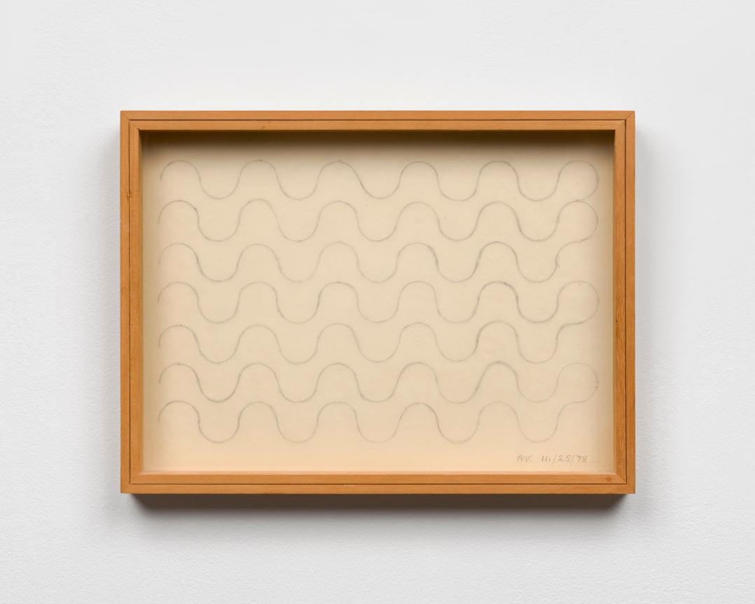 This is an image of a work on paper made by Ruth Vollmer in 1979 titled: I. 14.79.