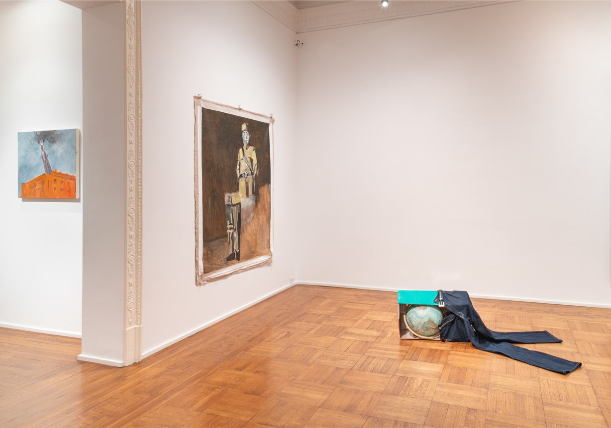 Installation view of the exhibition &quot;Empty Legs&quot; organized by Jacob Billiar at Tilton Gallery.