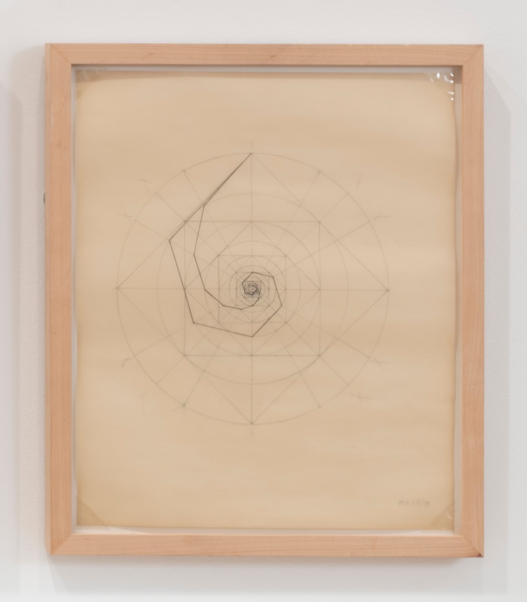 This is a work on paper made by Ruth Vollmer in 1971 titled: Untitled (Paul Klee).