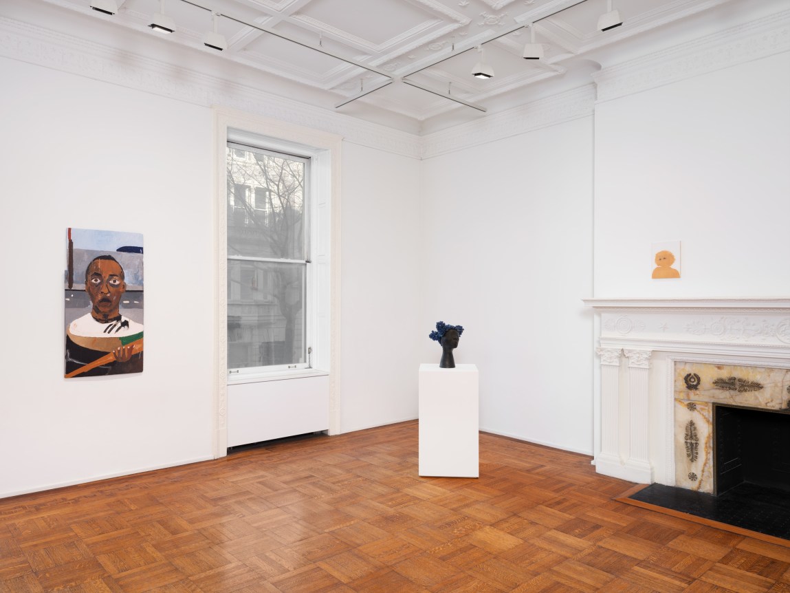 This is an installation image of the group exhibition, Intrigue, on view at Tilton Gallery.
