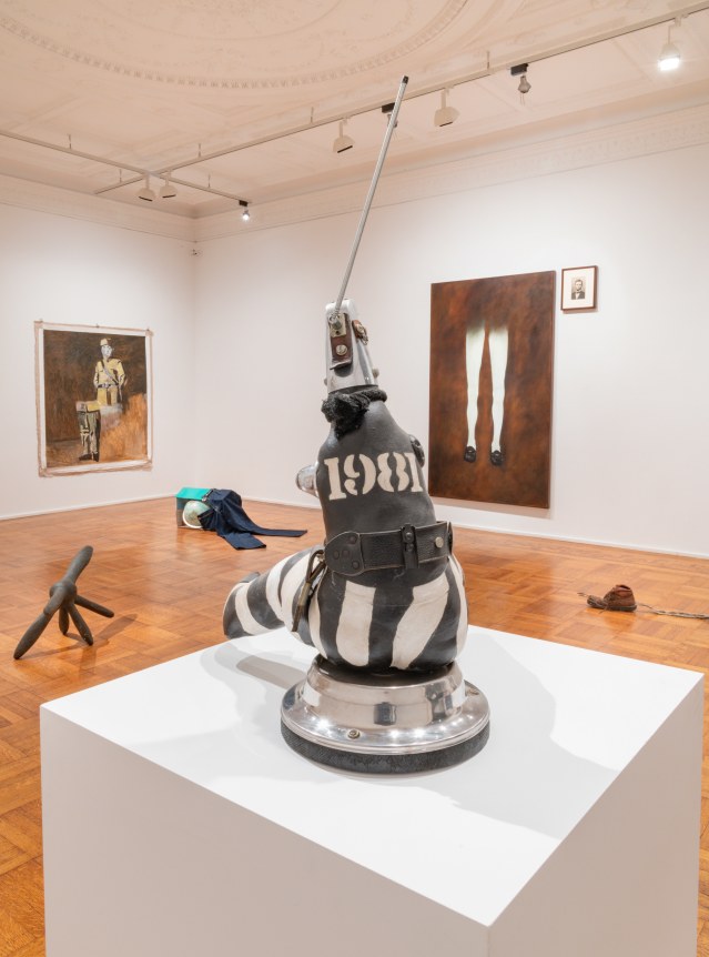 Installation view of the exhibition &quot;Empty Legs&quot; organized by Jacob Billiar at Tilton Gallery.