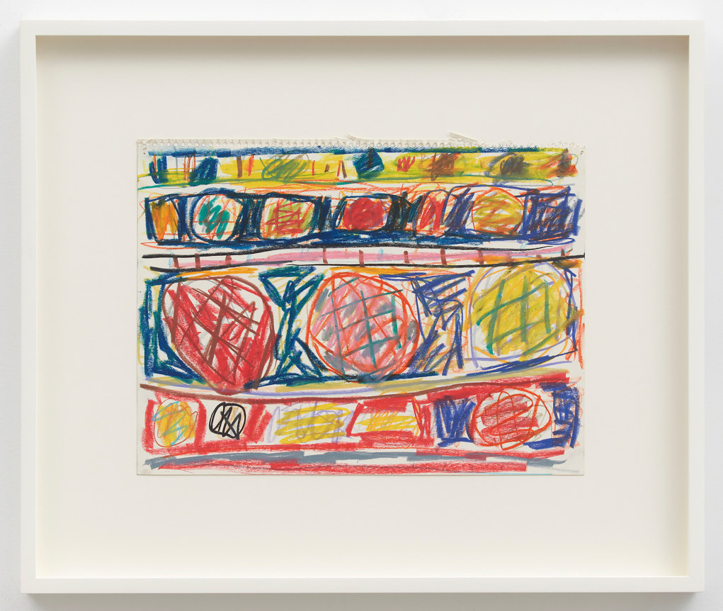 Stanley Whitney Untitled, 1991 Water-soluble crayon on paper 9 3/4 x 12 1/2 inches