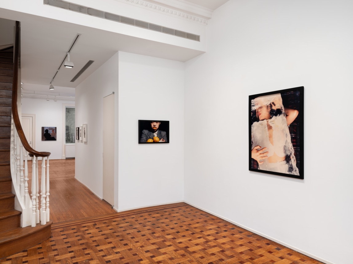 This is an installation image of the group exhibition, Intrigue, on view at Tilton Gallery.