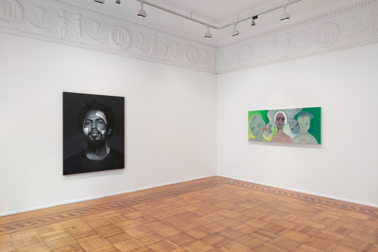This is an installation view of the exhibition titled, Portraits.