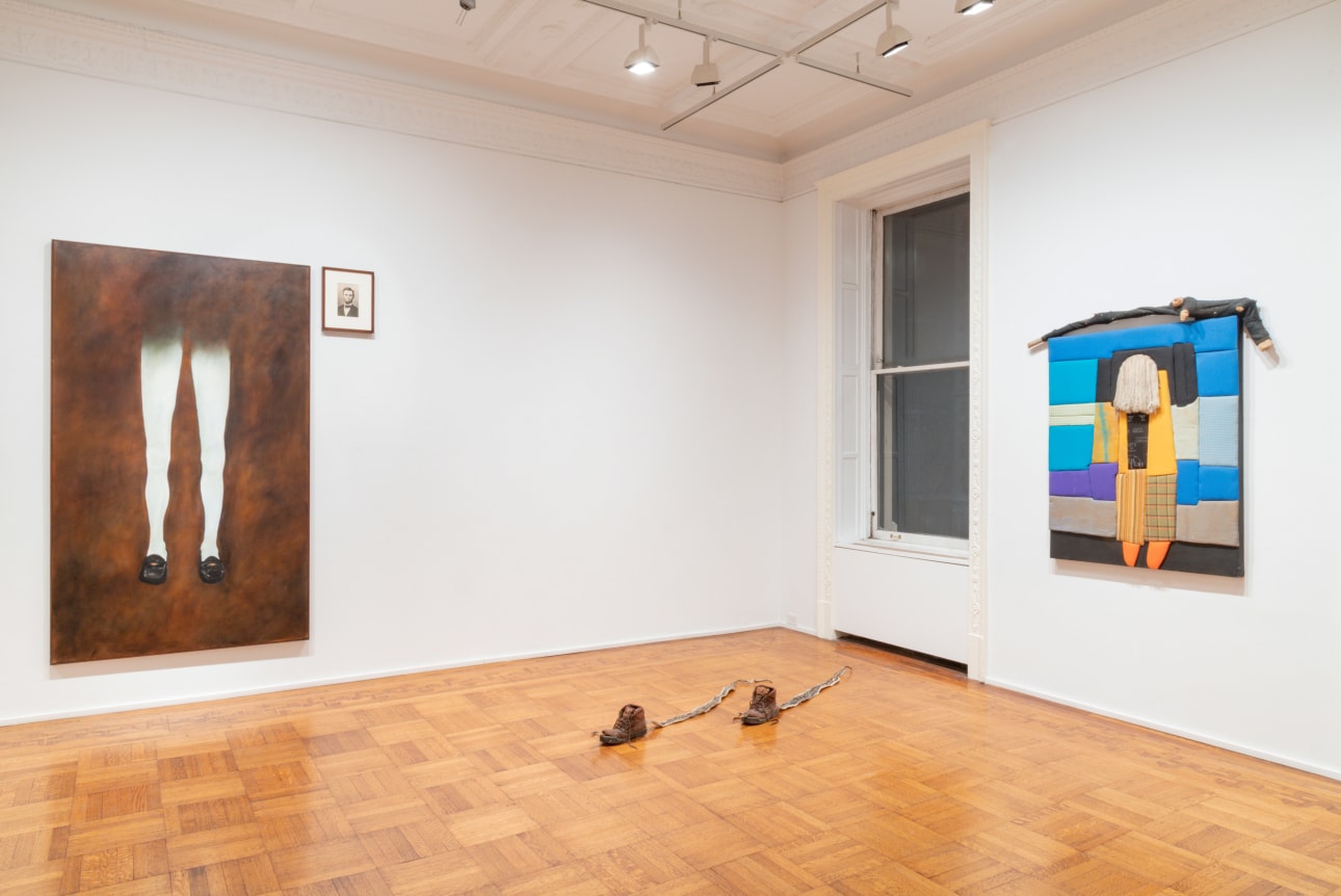 Installation view of the exhibition &quot;Empty Legs&quot; organized by Jacob Billiar at Tilton Gallery.