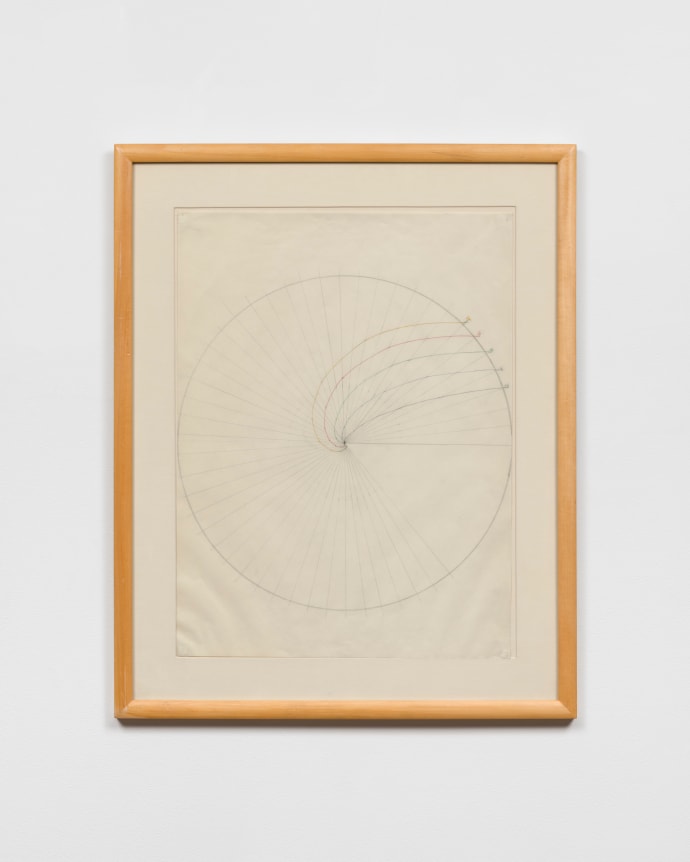 This is an image of an untitled work on paper made by Ruth Vollmer.