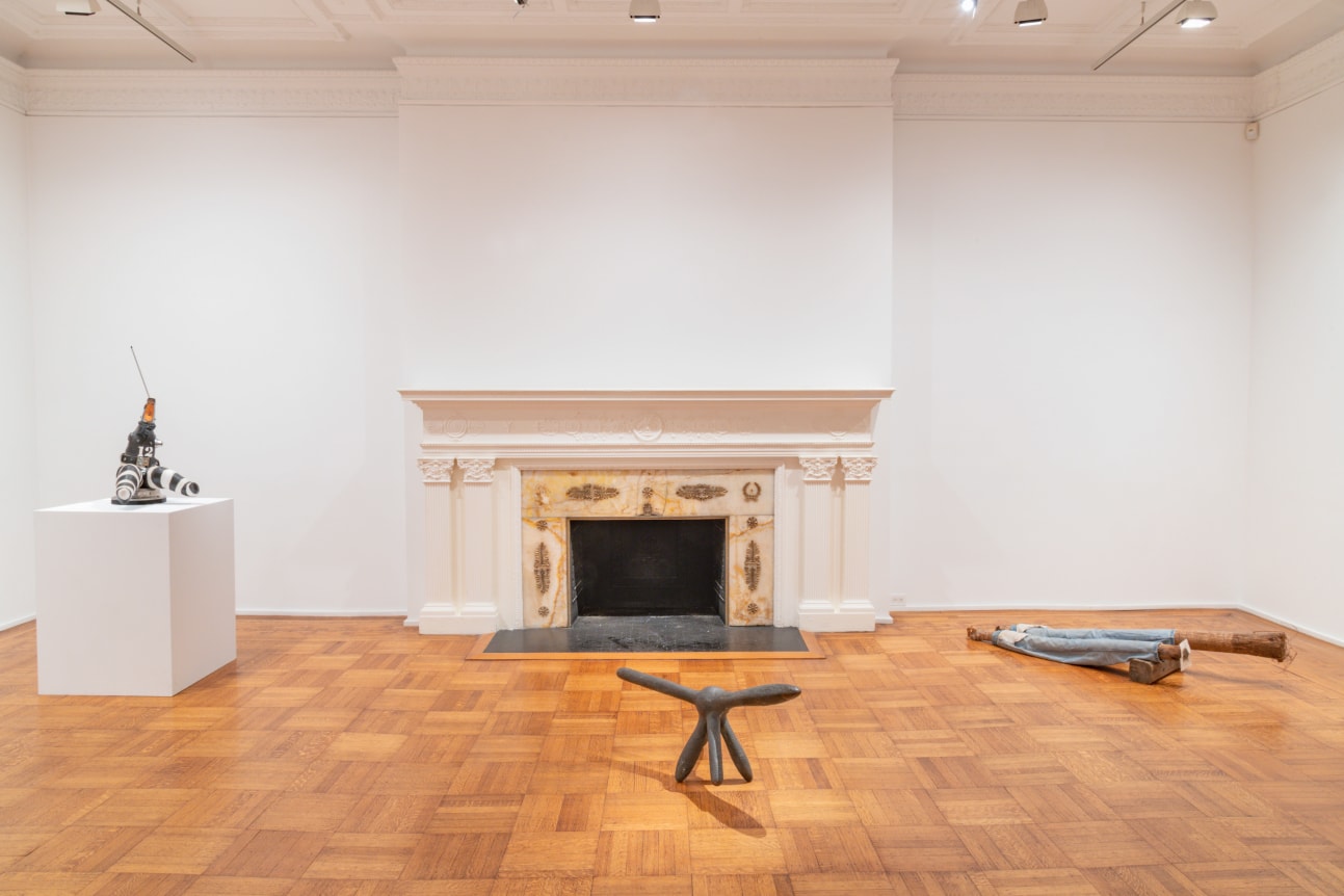 Installation view of the exhibition &quot;Empty Legs&quot; organized by Jacob Billiar at Tilton Gallery.