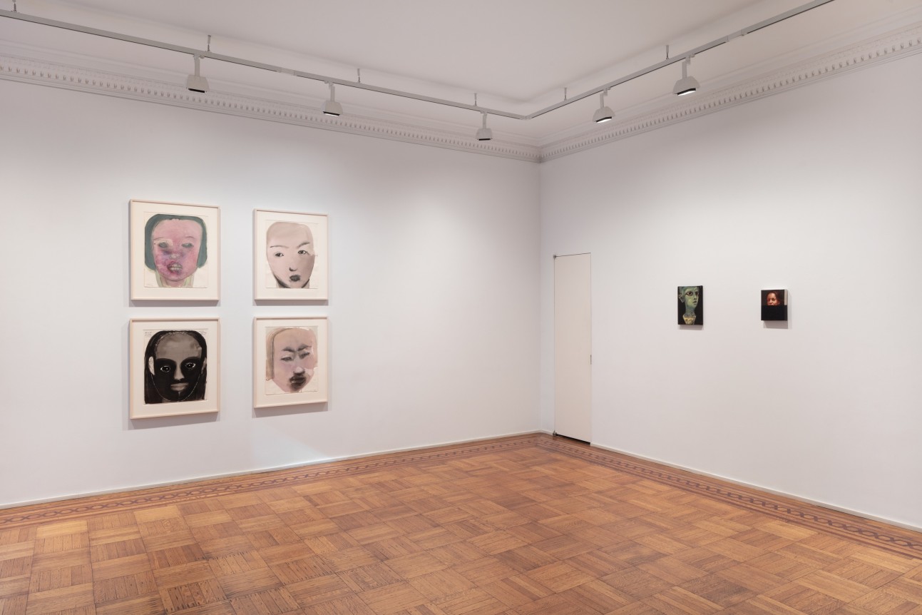 This is an installation view of the exhibition titled, Portraits.