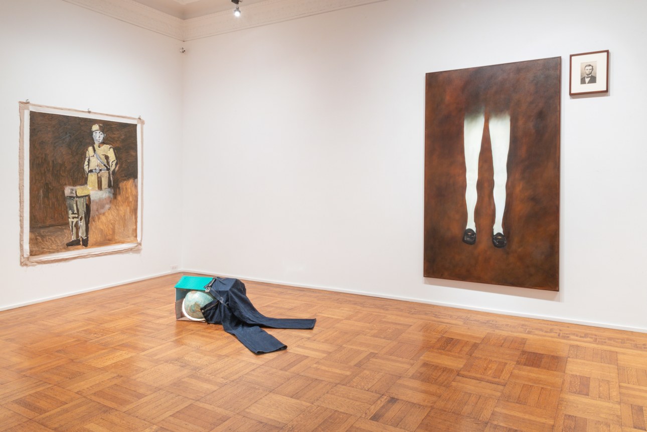 Installation view of the exhibition &quot;Empty Legs&quot; organized by Jacob Billiar at Tilton Gallery.