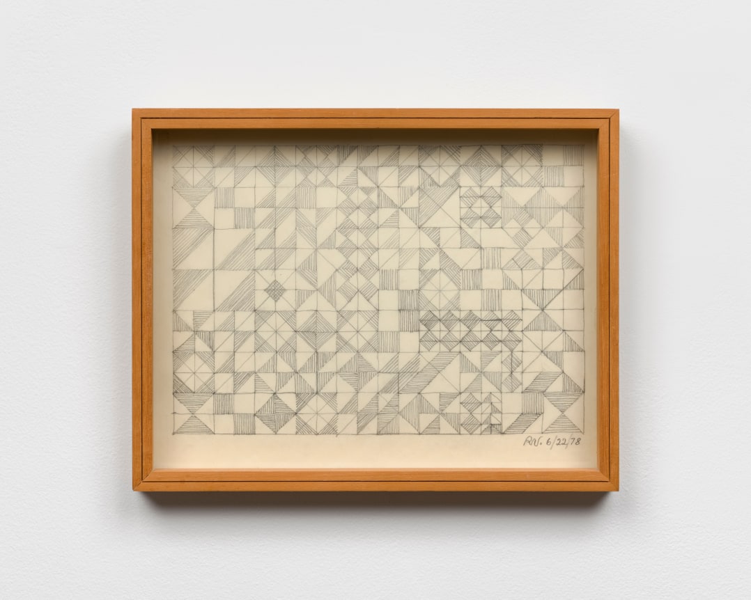 This is an image of a work on paper made by Ruth Vollmer in 1978 titled: 6/22/78.