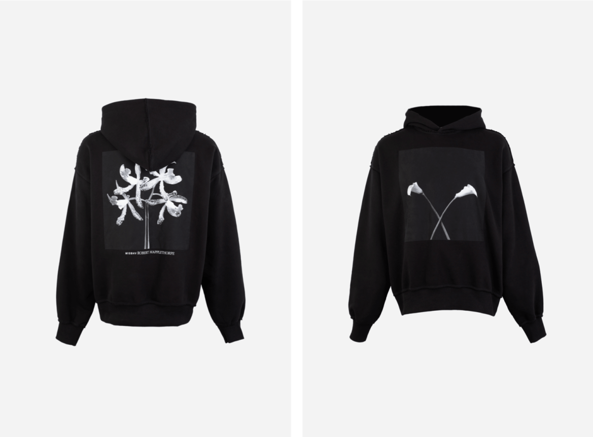 Orchids / Robert Mapplethorpe Hoodie Black, Orchids, 1983