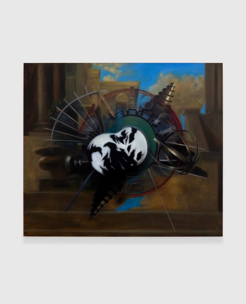 Hugo Wilson Safe Cracker 2019 Painting Nicodim Gallery Los Angeles