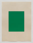 Marsha Cottrell Untitled (Green with inset border), 2023 Archival pigment on digital ground on paper, unique Framed Dimensions: 22 3/8 x 17 3/8 x 1 3/8 inches 56.8 x 44.1 x 3.5 cm Paper Dimensions: 20 x 15 inches 50.8 x 38.1 cm