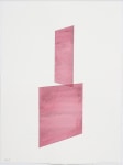 Kate Shepherd Claret, Stacked Planes, #50, 2022 Watercolor on Arches paper Framed Dimensions: 14 5/8 x 18 1/4 x 1 1/2 inches 37.1 x 46.4 x 3.8 cm