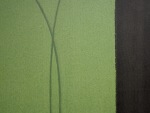 Robert Mangold Green/Black Zone Painting, 1997 Acrylic and black pencil on canvas 45 x 99 inches 114.3 x 251.5 cm