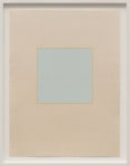 Marsha Cottrell Untitled (Light blue-green with yellow border), 2025 Archival pigment-based ink on digital ground on paper, unique Framed Dimensions: 22 3/8 x 17 3/8 x 1 3/8 inches 56.8 x 44.1 x 3.5 cm Paper Dimensions: 20 x 15 inches 50.8 x 38.1 cm