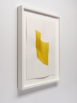 Kate Shepherd Yellow, Folding Wall Curling, #73, 2022 Watercolor on Arches paper Framed Dimensions: 18 7/8 x 15 1/8 x 1 1/2 inches 47.9 x 38.4 x 3.8 cm