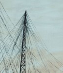 Caragh Thuring Interferance, 2024 Acrylic gesso, pigment and oil on linen 13 x 17 3/4 inches 33 x 45 cm