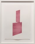 Kate Shepherd Claret, Stacked Planes, #50, 2022 Watercolor on Arches paper Framed Dimensions: 18 7/8 x 15 1/8 x 1 1/2 inches 47.9 x 38.4 x 3.8 cm
