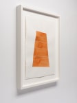 Kate Shepherd Orange, Steps, #45, 2022 Signed and dated lower right Watercolor on Arches paper Framed Dimensions: 18 7/8 x 15 1/8 x 1 1/2 inches 47.9 x 38.4 x 3.8 cm