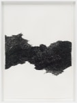 Jessie Henson Untitled, (Blue-Black Thread), 2018 Polyester and rayon thread on paper Framed Dimensions: 45 1/5 x 33 2/5 inches 114.8 x 84.8 cm