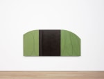 Robert Mangold Green/Black Zone Painting, 1997 Acrylic and black pencil on canvas 45 x 99 inches 114.3 x 251.5 cm