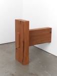 Jesse Schlesinger Untitled, 2023 Redwood (salvaged) 17 5/8 x 7 x 17 3/8 inches 44.8 x 17.8 x 44.1 cm