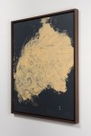 Jesse Schlesinger Untitled, 2024 Whetstone ceramic and gum arabic on sandpaper Framed Dimensions: 37 3/4 x 31 3/4 x 1 3/4 inches 95.9 x 80.6 x 4.4 cm Paper Dimensions: 36 x 30 inches 91.4 x 76.2 cm