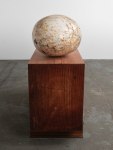 Jesse Schlesinger ants and pebble In the thin loam, each rock a word a creek washed stone Granite: ingrained., 2025 Redwood (salvaged), granite and steel 47 x 55 x 18 inches 119.4 x 139.7 x 45.7 cm